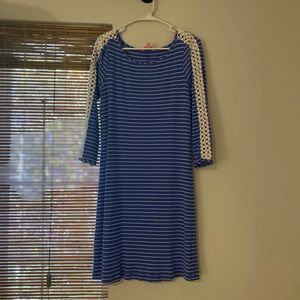 Lilly Pulitzer Size M long Sleeve striped dress